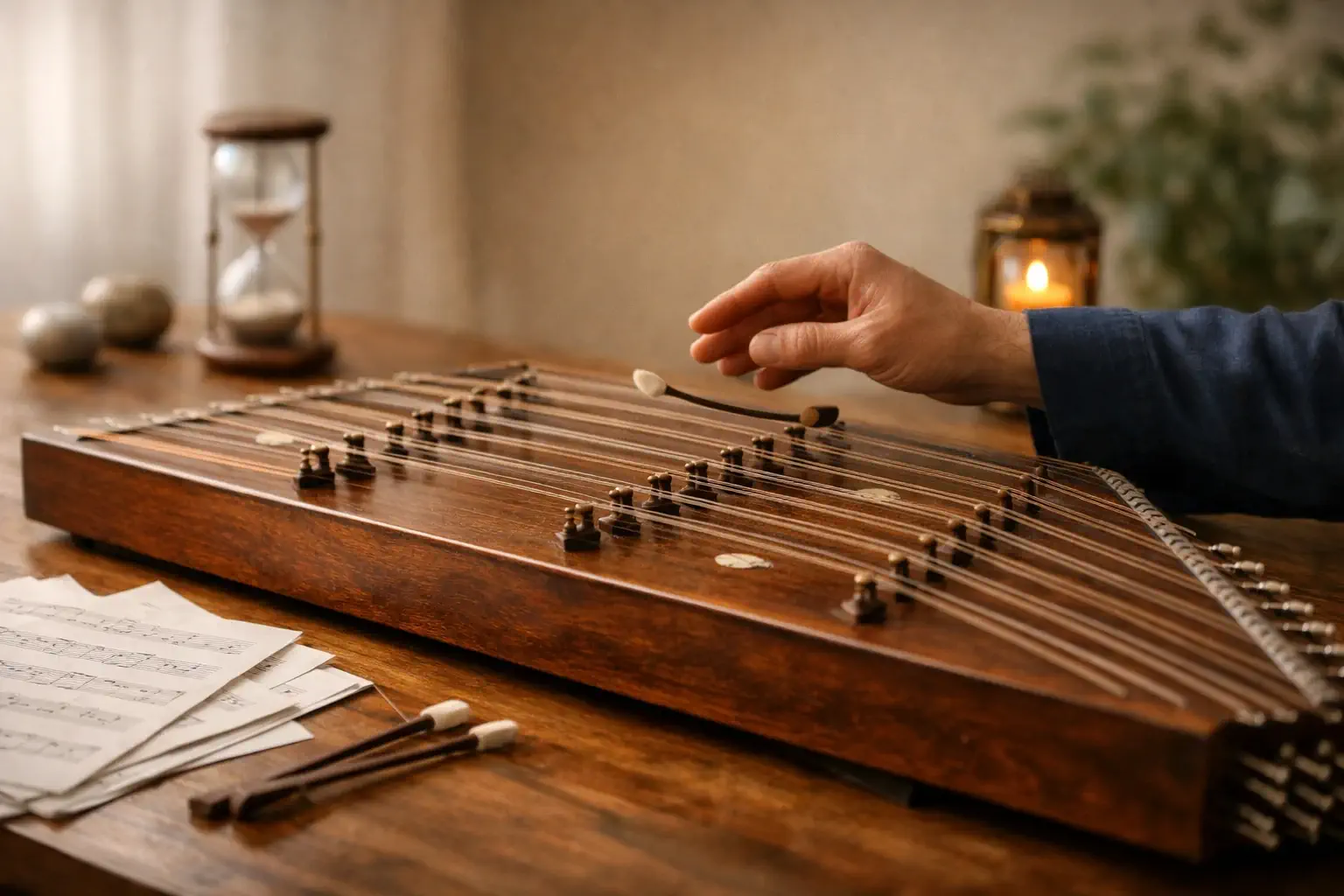 چگونه نت های سنتور را حفظ کنیم